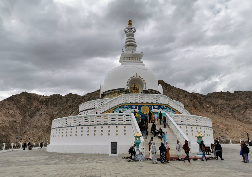 拉達克 Ladakh 香緹佛塔 Shanti Stupa